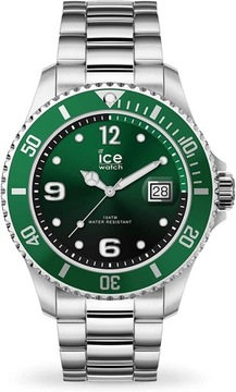 Zegarek ICE Watch ICE Steel Green silver - męski