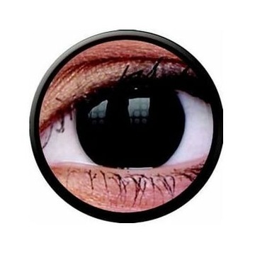 Kolorowe soczewki Crazy Black Czarne Black