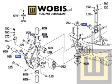 Podkładka DYSTANSOWA SWORZNIA Kubota - 6972866370
