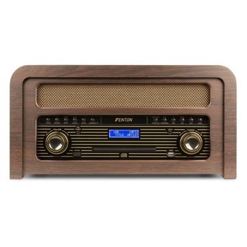 Проигрыватель VINTAGE, стерео BT CD USB, FM-радио DAB+