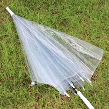 MODNY Oryginalny Parasol PRZEZROCZYSTY Ślubny Na Ślub Parasolka 95cm XL