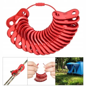 20 x Регулятор натяжения шнура с пряжкой для веревки