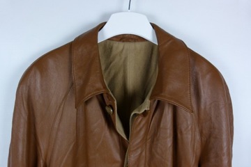Beged-or płaszcz leather vintage wool kaszmir/ XXL