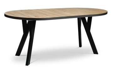 STÓŁ OWALNY ERNI B 90/170 ROZKŁADANY DĄB ARTISAN