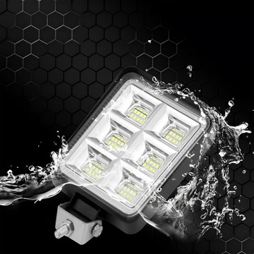 МОЩНАЯ СВЕТОДИОДНАЯ АВТОМОБИЛЬНАЯ РАБОЧАЯ ЛАМПА 14ВТ ГАЛОГЕННАЯ ФАРА SMD 12В