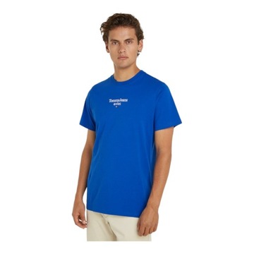 TOMMY HILFIGER KOSZULKA MĘSKA T-SHIRT TJ 85 ENTRY TEE EXT NIEBIESKA r.XL