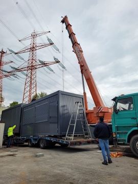 Офисный контейнер, торговый павильон, 36м2 RAL7016 6x5