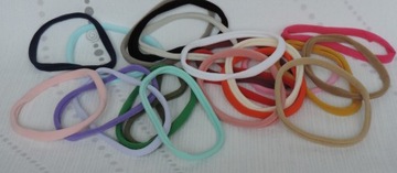 8 шт. Базовая резинка бесшовная присыпка для новорожденных розовая № 8.