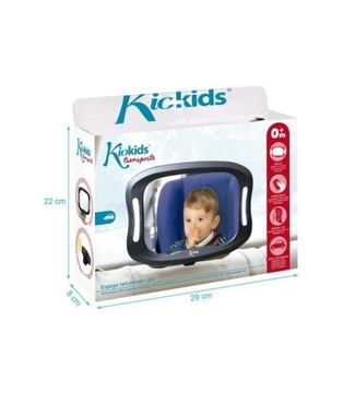 Lusterko do obserwacji dziecka w aucie Kiokids