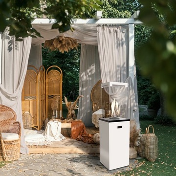 Зонтичный камин для патио Решетки газового обогревателя PATIO 8,2 кВт с КРЫШКОЙ