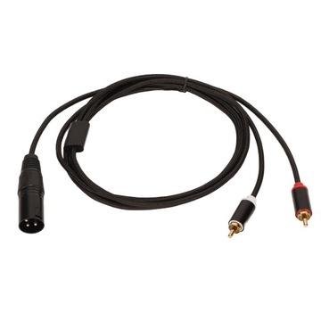 Кабель xlr «папа» на 2 разъема RCA, Hi-Fi, чистый сигнал без потерь, разъем xlr y, шнур для