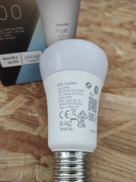 Philips Hue White E27 Светодиодная лампа 9 Вт 806 лм 2700К