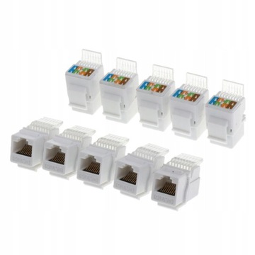 Gniazdo Keystone modułu sieciowego Cat 6 Ethernet