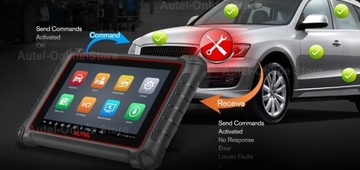 Диагностический тестер AUTEL MaxiCheck MX900TS, 8 дюймов, TPMS, МОДЕЛЬ 23/24