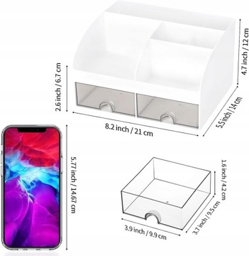 Настольный органайзер, офисный органайзер с выдвижным ящиком, органайзер для ручек
