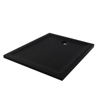 New Trendy MILD STONE brodzik akrylowy CZARNY 80X90 B-0590