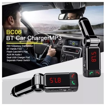 Bluetooth FM-передатчик, комплект громкой связи с ЖК-дисплеем