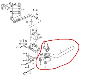 SEAT IBIZA TOLEDO SKODA FABIA RAPID 1.6 TDI РЕМОНТНАЯ ТРУБКА DPF FAP РАЗЪЕМ