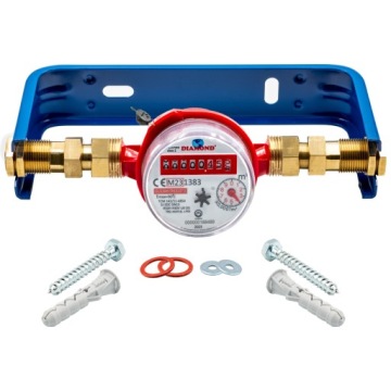 Счетчик воды, ГВС, счетчик 1/2, 1,6 м3 + КОНСОЛЬ