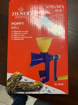 RĘCZNA MASZYNKA MŁYNEK DO MIELENIA MAKU NASION