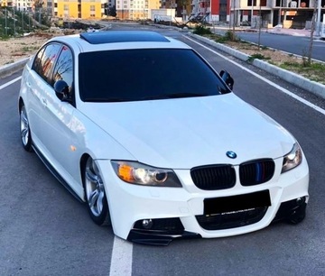 Накладки на пороги BMW E90 E91 E92 Black Piano Боковые накладки на пороги