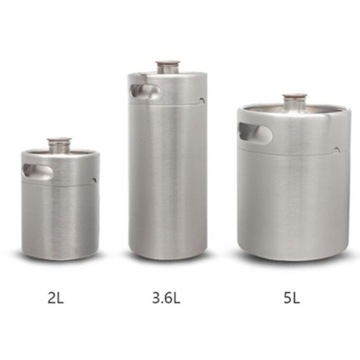 Бочонок из нержавеющей стали Growler Beer Style 5л