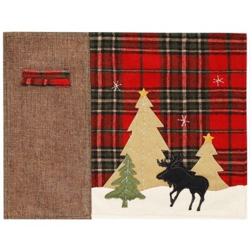 КОВРИК ДЛЯ РОЖДЕСТВЕНСКОГО СТОЛА BOHO MAT 44x33см