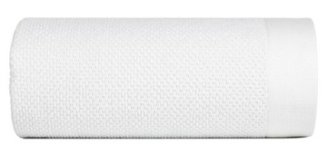 Ręcznik 70x140 biały z efektem ryżowym frotte Riso