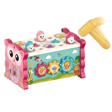 ИНТЕРАКТИВНАЯ ИГРУШКА 8в1 ВОЛШЕБНАЯ ОБРАЗОВАТЕЛЬНАЯ КОРОБКА ИГРА СОВА-ШТАНГА