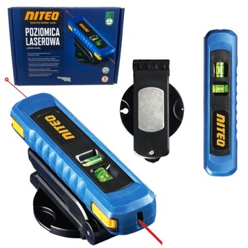 POZIOMICA LASEROWA NITEO TOOLS MAGNES PODSTAWKA DO MONTAŻU PŁYTEK SZAFEK