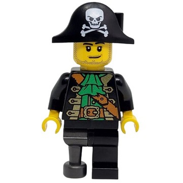 LEGO BAM - Figurka - Pirat z metalową nogą NOWA