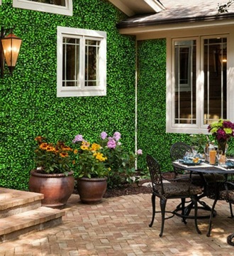 x10 Zielona Ściana Mata Panel Bukszpan Sztuczny Żywopłot Bluszcz Ogród Płot