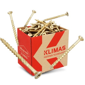 Wkręty Ciesielskie z Łbem Stożkowym TORX 6x80