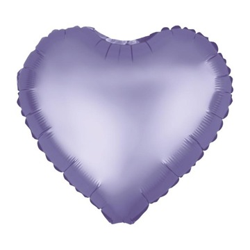 BALON FOLIOWY SERCE SERCA FIOLETOWE MATOWE MAT HEL