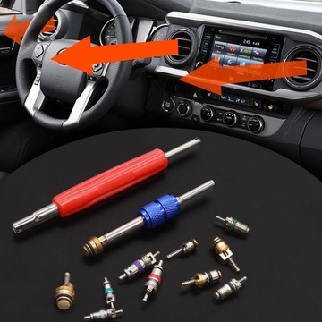 Комплект клапанов кондиционера, 102 шт, 10 видов, С КЛЮЧОМ