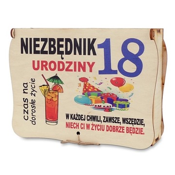 NIEZBĘDNIK URODZINOWY Prezent Urodziny 18