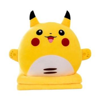 Талисман БОЛЬШАЯ ПОДУШКА 3В1 С ОДЕЯЛЕМ PIKACZU XXL PIKACHU POKEMON Плюшевая игрушка