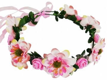 WIANEK BIAŁE KWIATKI WIECZÓR PANIEŃSKI PANNA MŁODA