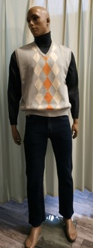 Sweter męski bezrękawnik szpic roz.L-XLMax Sheldon