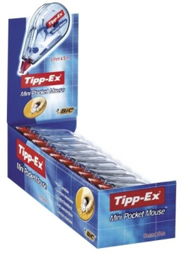 КОНСИЛЕР TIPP-EX В ЛЕНТЕ 5ММ*5М БЕЛЫЙ (10 ШТ)