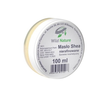 MASŁO SHEA NIERAFINOWANE 100 ML WILD NATURE