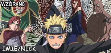 Kubek naruto shippuden anime manga 330ml + imię