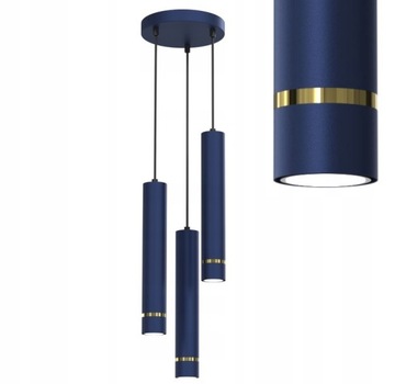 LAMPA ZWIS TUBA KOŁO EYE WYSPĘ 3XGU10 NAVY GRANAT