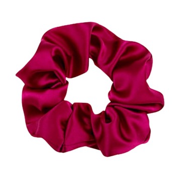 Scrunchie jedwabna ALMANIA - fuksja