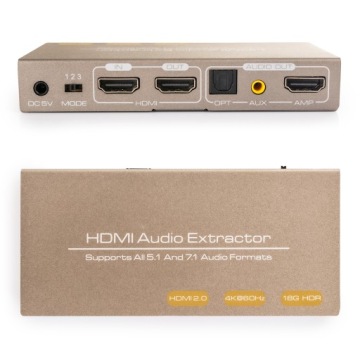 HDMI-HDMI + аудио экстрактор SPDIF или R/L SPH-AE10