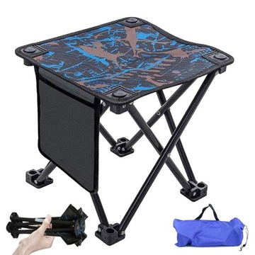 TABORET TURYSTYCZNY KRZESŁO KRZESEŁKO KEMPINGOWE SKŁADANY STOŁEK