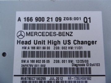 РАДИО CD-READER НАВИГАЦИЯ MERCEDES ML GL W166