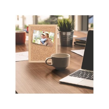 Пробковая доска, 30-21 см, коричневая.