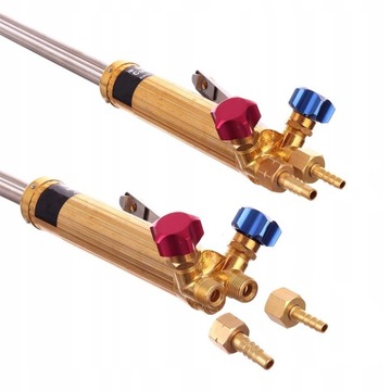 Газовая горелка 45 см для резки, нагрева стального лома, ацетилена, пропана, кислорода.