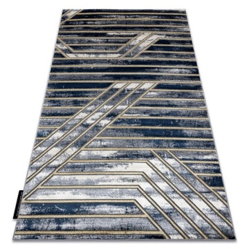 DYWAN GLAMOUR 200x290 cm PASY granat/złoto #GR4425